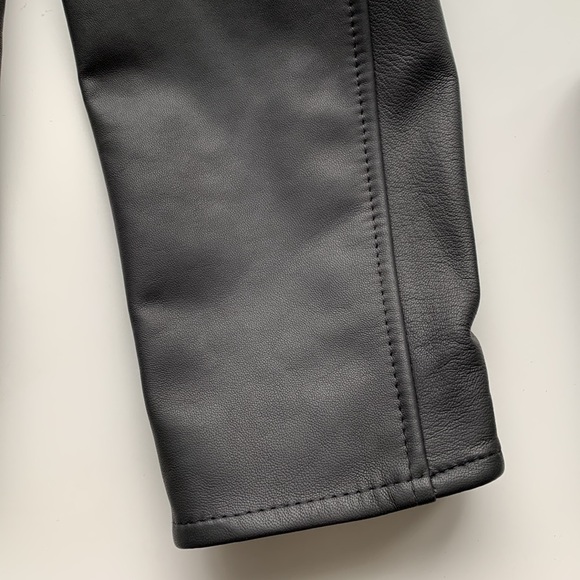 BOSS Nokuri Lambskin Leather Biker Jacket - Picture 10 of 16